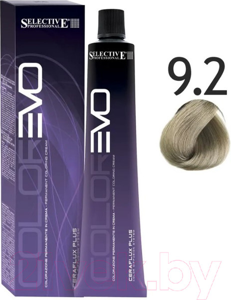 Изображение товара Крем-краска для волос Selective Professional Colorevo 9.2 / 84092 (100мл, очень светлый блондин бежевый)