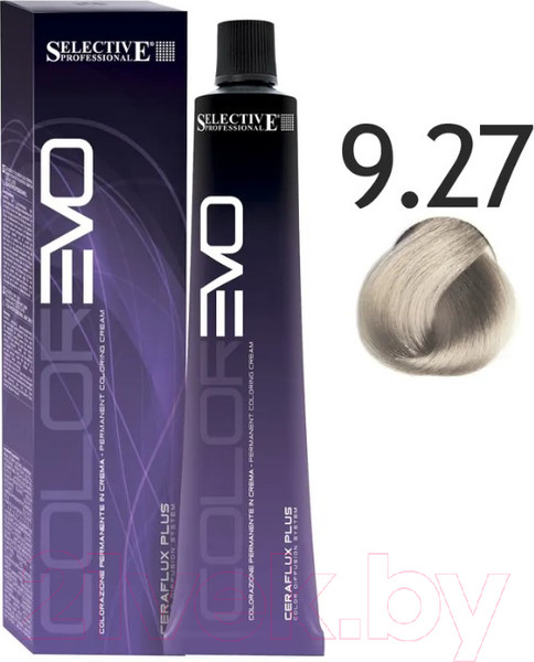 Изображение товара Крем-краска для волос Selective Professional Colorevo 9.27 / 84927 (100мл, очень светлый блондин сибирь )