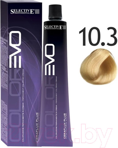 Изображение товара Крем-краска для волос Selective Professional Colorevo 10.3 / 84103 (100мл, экстра светлый блондин золотистый)