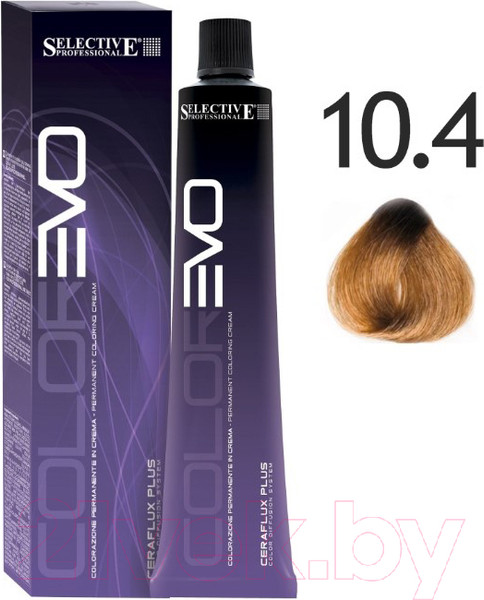 Изображение товара Крем-краска для волос Selective Professional Colorevo 10.4 / 84104 (100мл, экстра светлый блондин медный)