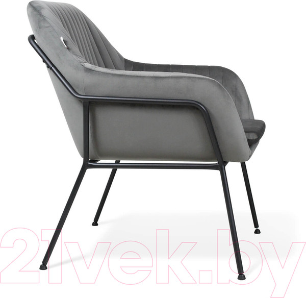 Изображение товара Кресло мягкое Sheffilton SHT-AMS2-1 (угольно-серый/черный муар)