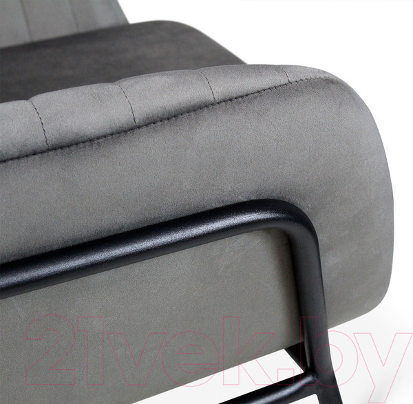 Изображение товара Кресло мягкое Sheffilton SHT-AMS2-1 (угольно-серый/черный муар)