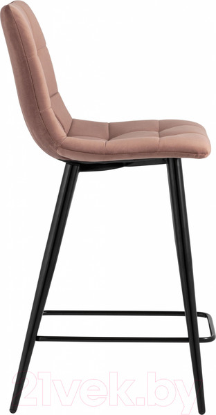 Изображение товара Стул барный Stool Group Джанго полубарный / vd-django-b15 (велюр пыльно-розовый)