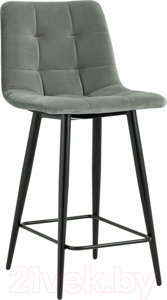 Изображение товара Стул барный Stool Group Джанго полубарный / vd-django-b26 (велюр серый)
