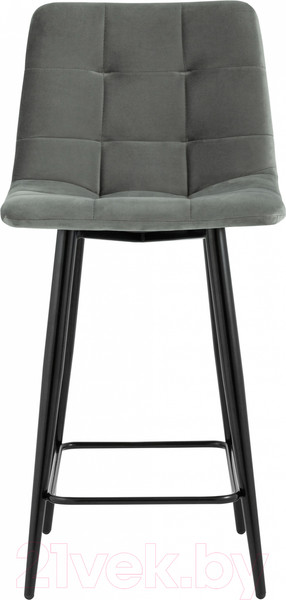 Изображение товара Стул барный Stool Group Джанго полубарный / vd-django-b26 (велюр серый)