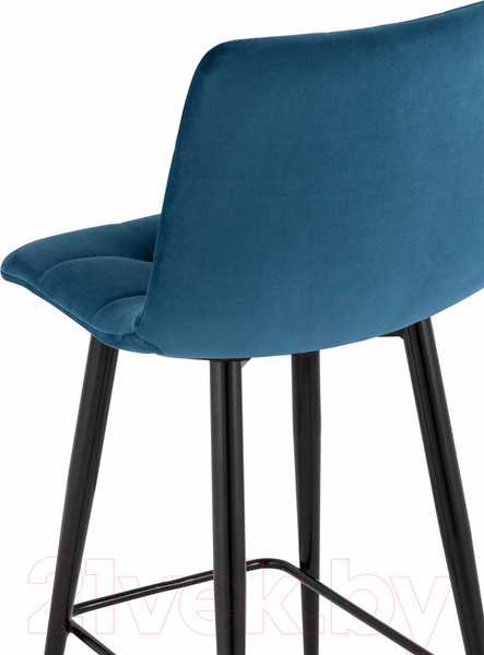 Изображение товара Стул барный Stool Group Джанго полубарный / vd-django-b29 (велюр синий)
