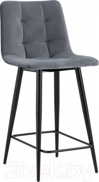 Изображение товара Стул барный Stool Group Джанго полубарный / vd-django-b27 (велюр темно-серый)