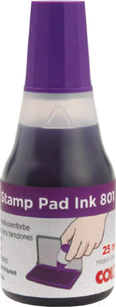 Изображение товара Краска штемпельная Colop 801/ф (25мл, фиолетовый)