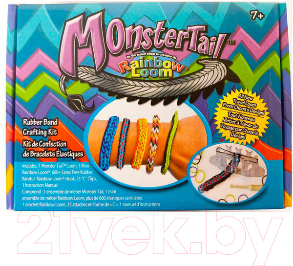 Изображение товара Набор для плетения Rainbow Loom Monster Tail / T1000(611)