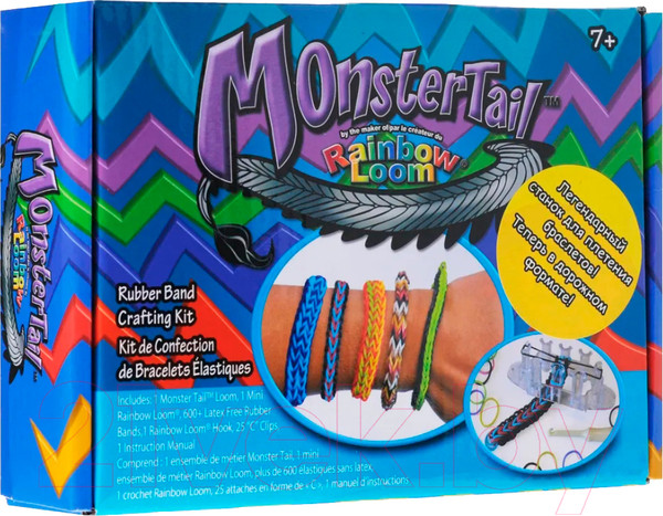 Изображение товара Набор для плетения Rainbow Loom Monster Tail / T1000(611)