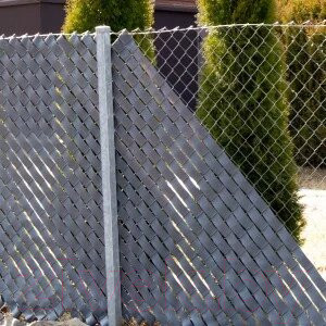 Изображение товара Лента декоративная для забора Белзабор Maximum 0.048x50м / 4813864003584 (серый)