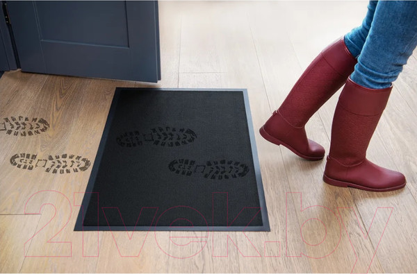 Изображение товара Коврик грязезащитный Велий Венера 60x90 (графит)