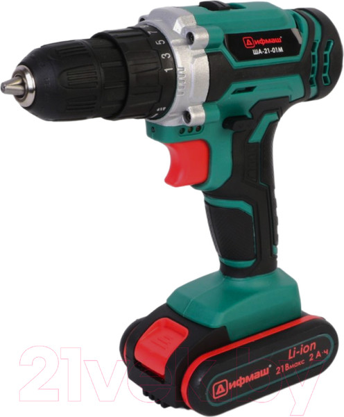 Изображение товара Аккумуляторная дрель-шуруповерт Дифмаш ША-21-01 М (01022421)