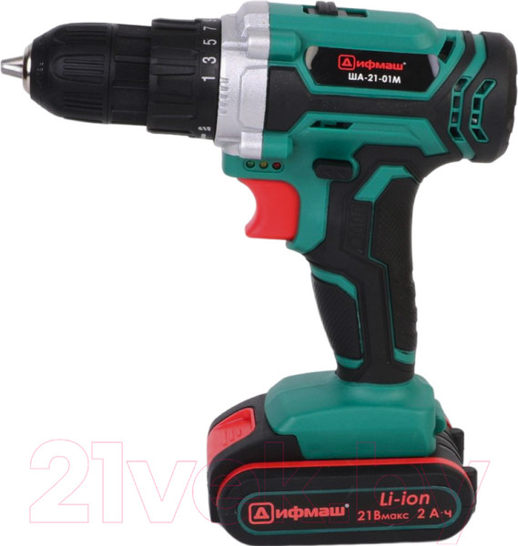 Изображение товара Аккумуляторная дрель-шуруповерт Дифмаш ША-21-01 М (01022421)