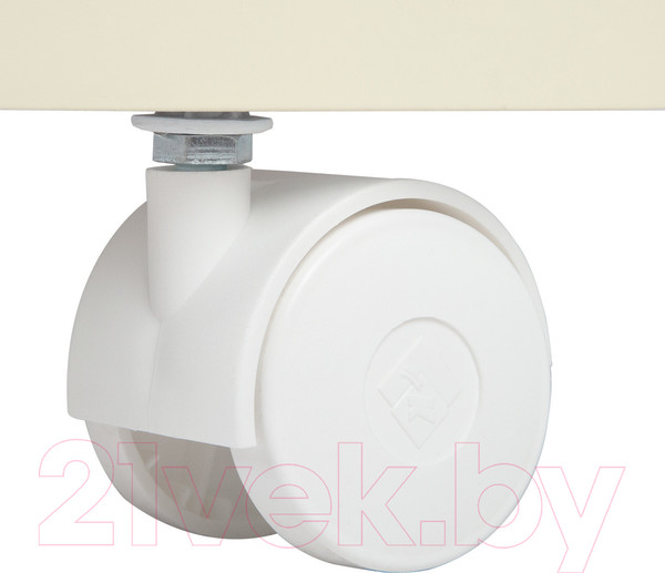 Изображение товара Детская кроватка INDIGO Baby Lux 3 в 1 (слоновая кость/белые стойки)