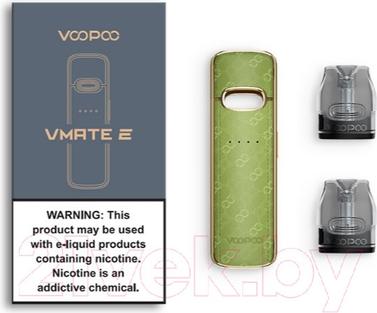 Изображение товара Электронный парогенератор VooPoo Vmate E 1200mAh (3мл, белый)