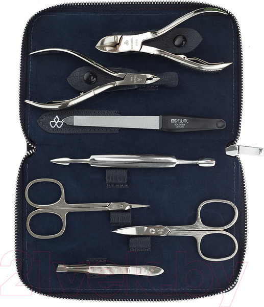 Изображение товара Набор для маникюра Dewal 904BLUE (синий)