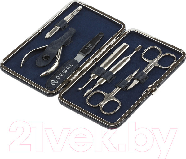 Изображение товара Набор для маникюра Dewal 905BLUE (синий)