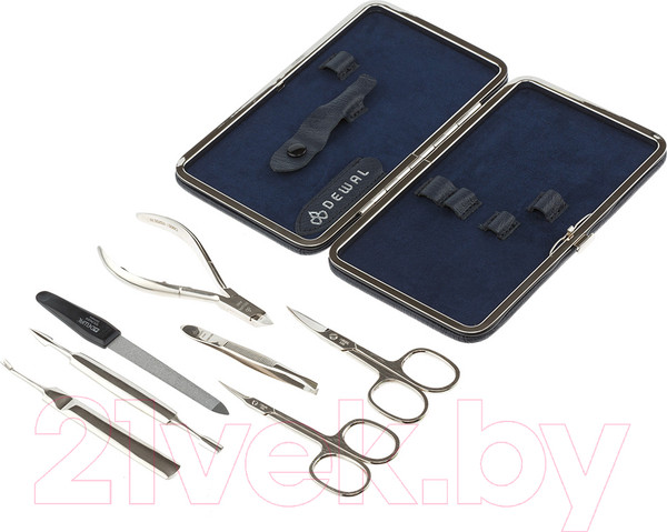 Изображение товара Набор для маникюра Dewal 905BLUE (синий)