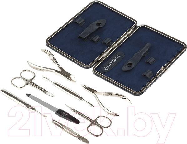 Изображение товара Набор для маникюра Dewal 906BLUE (синий)