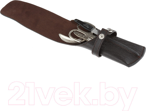 Изображение товара Набор для маникюра Dewal 901BROWN  (коричневый)