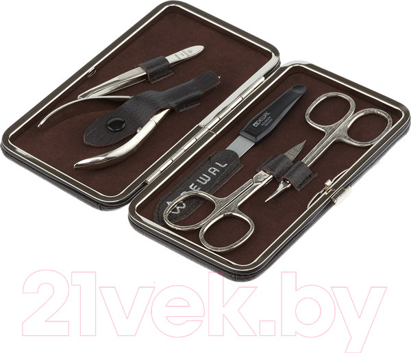 Изображение товара Набор для маникюра Dewal 903BROWN (коричневый)