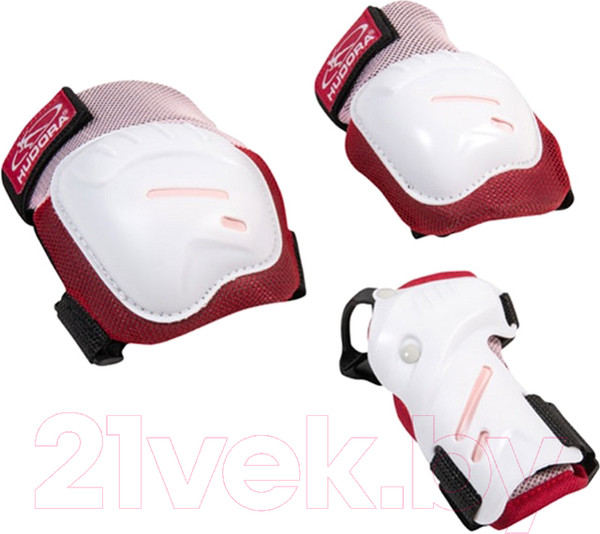 Изображение товара Комплект защиты Hudora Biomechanisches Protektoren Set Comfort / 83052 (М, Rosa)