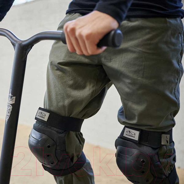 Изображение товара Комплект защиты Hudora Biomechanisches Protektoren Set Pro / 83057 (L, Schwarz)