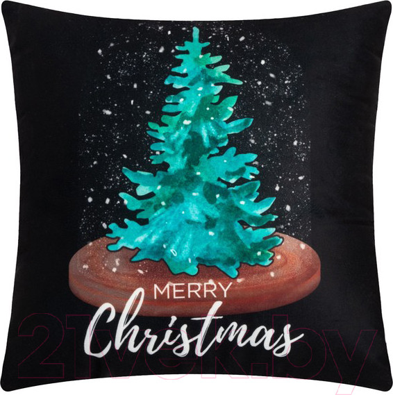 Изображение товара Подушка декоративная Этель Новогодний шар / 7787598 (40x40, велюр)