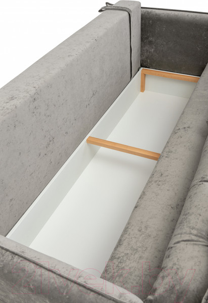 Изображение товара Диван KRONES Цезарь 3 (велюр кофейно-серый)