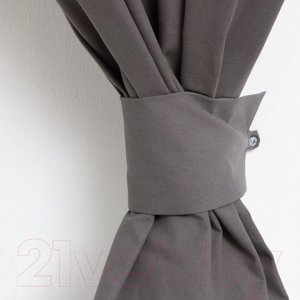 Изображение товара Комплект штор Этель Kitchen 7865994 (150x180, серый, 2шт)