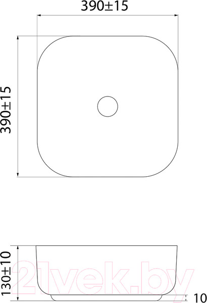 Изображение товара Умывальник IDDIS Bridge BRIGM04i27