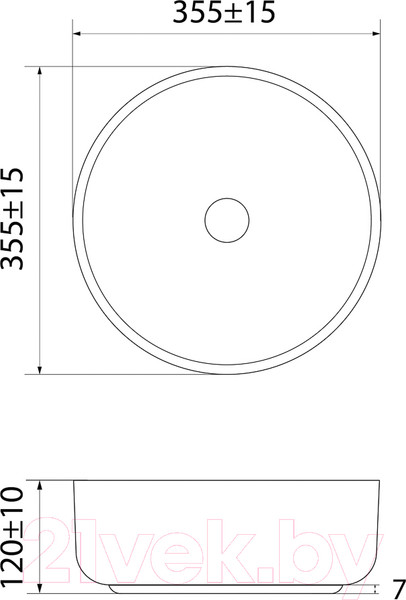 Изображение товара Умывальник IDDIS Ray RAYWS03i27