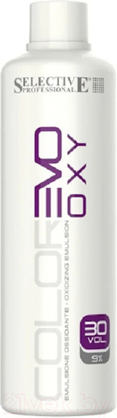 Изображение товара Эмульсия для окисления краски Selective Professional Colorevo Oxy 9% 30vol / 85030 (1л)