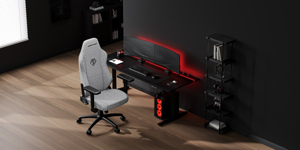 Изображение товара Кресло геймерское AndaSeat Phantom 3 / AD18Y-06-G-F (серый)