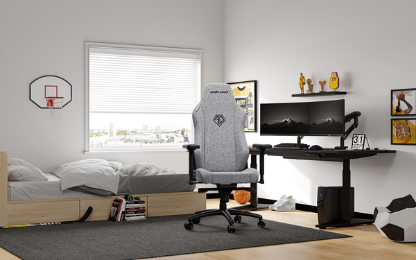 Изображение товара Кресло геймерское AndaSeat Phantom 3 / AD18Y-06-G-F (серый)