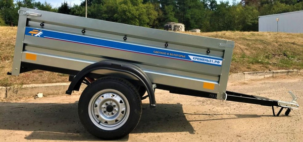 Изображение товара Прицеп для автомобиля Кремень Стандарт 2.0х1.3 (50см борт)