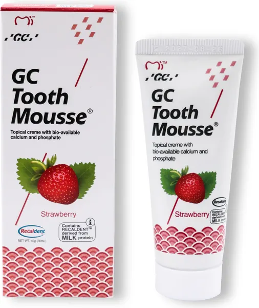 Гель для укрепления эмали GC Tooth Mousse / 17168 (40г, клубника)