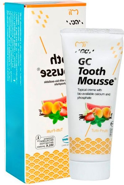 Изображение товара Гель для укрепления эмали GC Tooth Mousse / 17171 (40г, фруктовый)