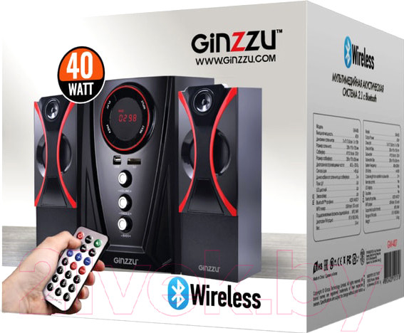 Изображение товара Мультимедиа акустика Ginzzu GM-407