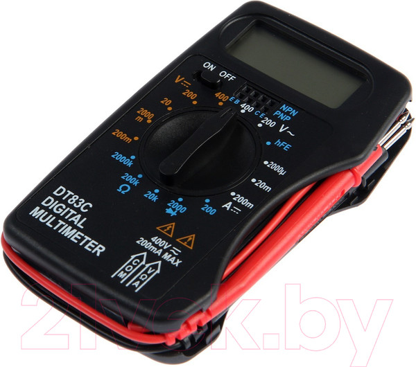 Изображение товара Мультиметр цифровой Tundra DT-83C (1026053)