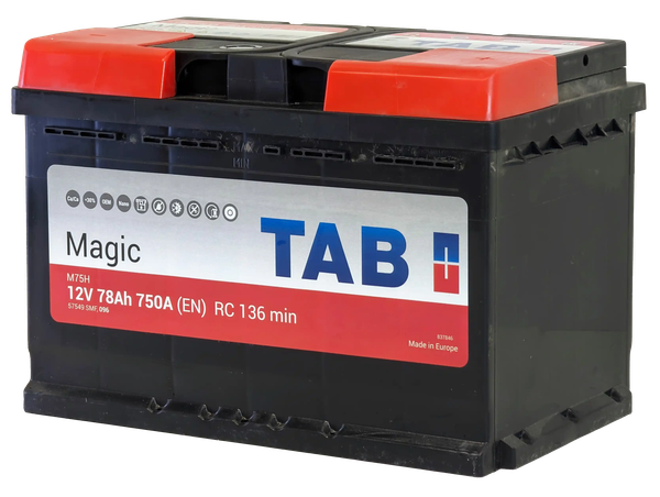 Изображение товара Автомобильный аккумулятор TAB Magic 78 R / 189080 (78 А/ч)