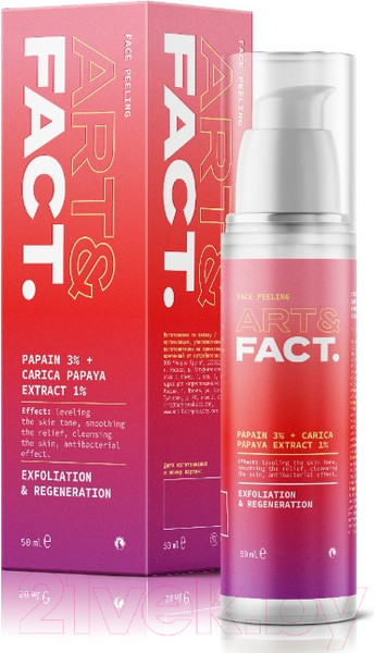Изображение товара Пилинг для лица Art&Fact Papain 3% + Carica Papaya Extract 1% энзимный (50мл)