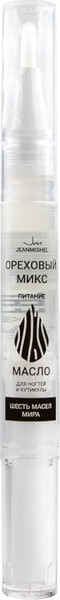 Изображение товара Масло для кутикулы Jeanmishel Ореховый микс Питание шесть масел мира (2мл)