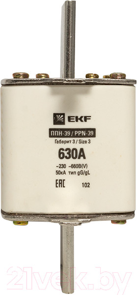 Изображение товара Предохранитель плавкий EKF PROxima fus-39/630