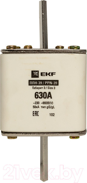 Изображение товара Предохранитель плавкий EKF PROxima fus-39/630