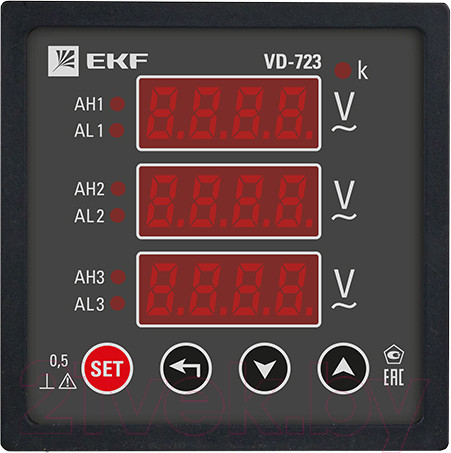 Изображение товара Вольтметр EKF VD-723