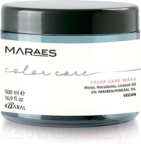 Изображение товара Маска для волос Kaaral Maraes Color Care для окрашенных и химически обработанных волос (500мл)