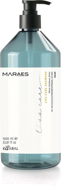 Изображение товара Шампунь для волос Kaaral Maraes Liss Care разглаживающий для прямых волос (1л)