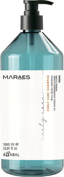 Изображение товара Шампунь для волос Kaaral Maraes Curly Care восстанавливающий для кудрявых/волнистых волос (1л)